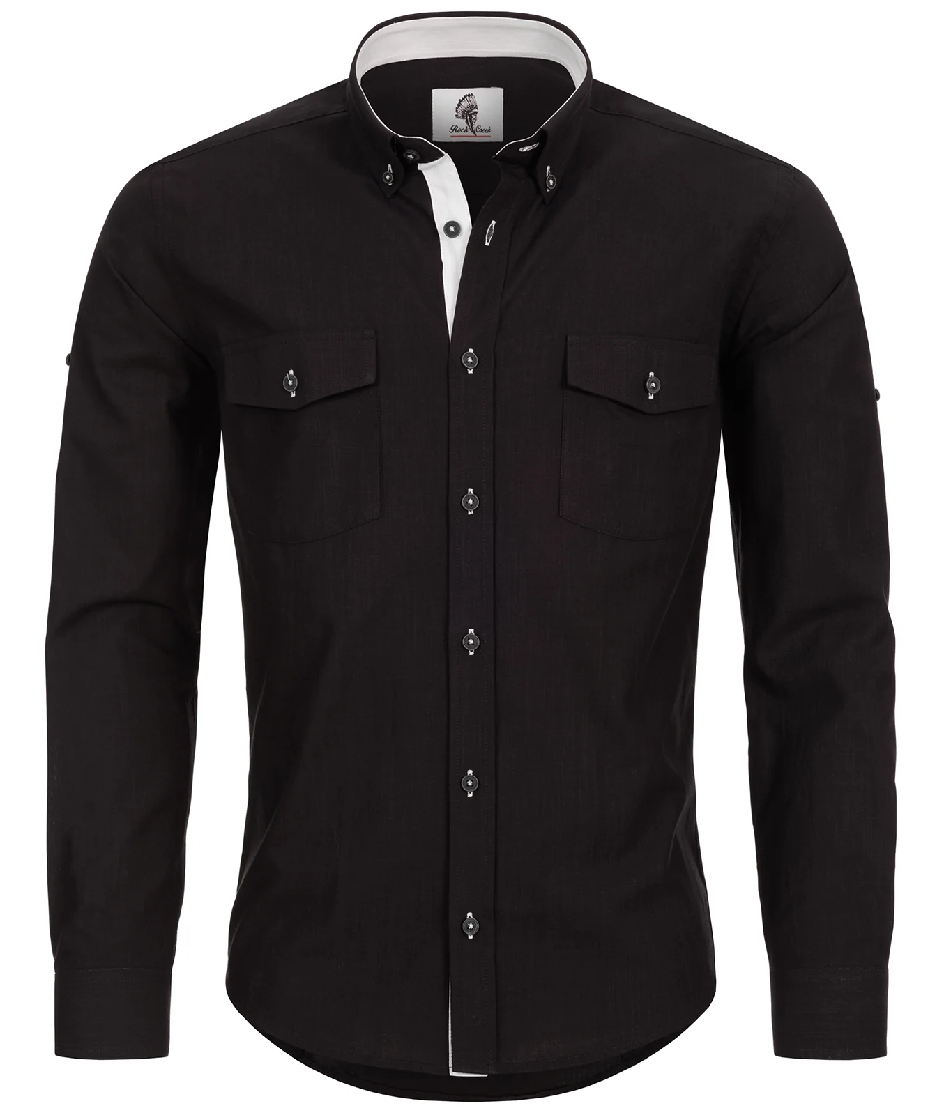 Rock Creek Herren Leinen-Optik Hemd RC-017 - Image 10