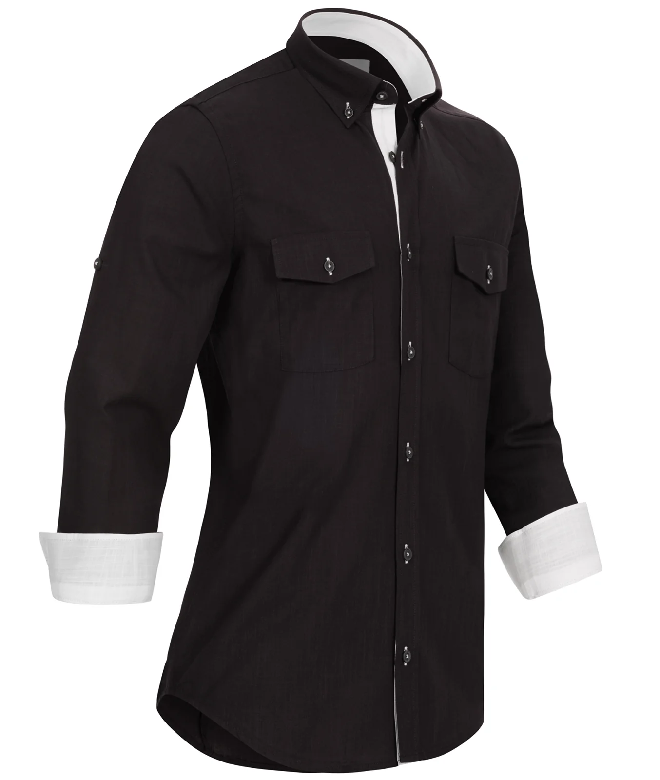 Rock Creek Herren Leinen-Optik Hemd RC-017 - Image 11