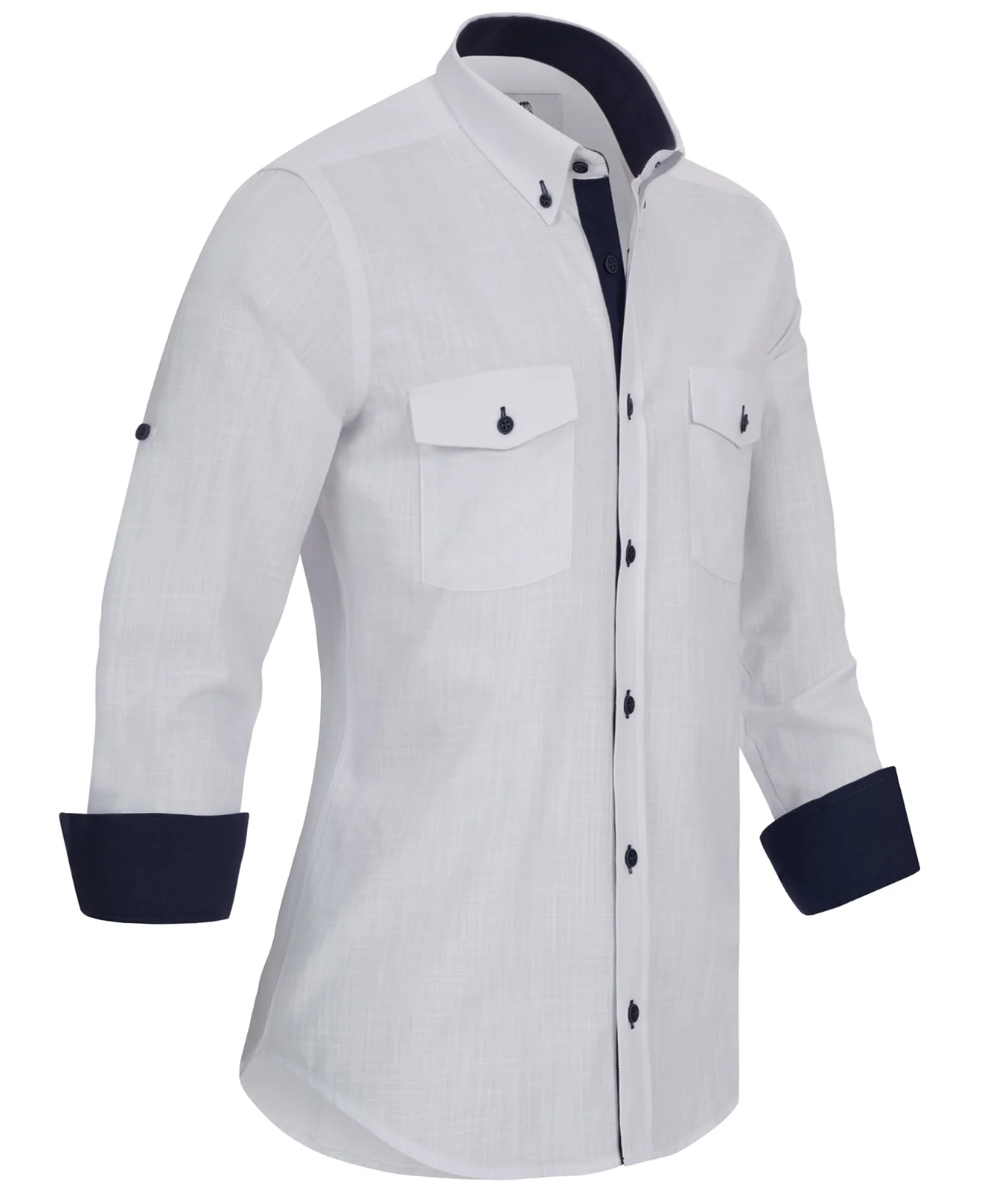 Rock Creek Herren Leinen-Optik Hemd RC-017 - Image 15
