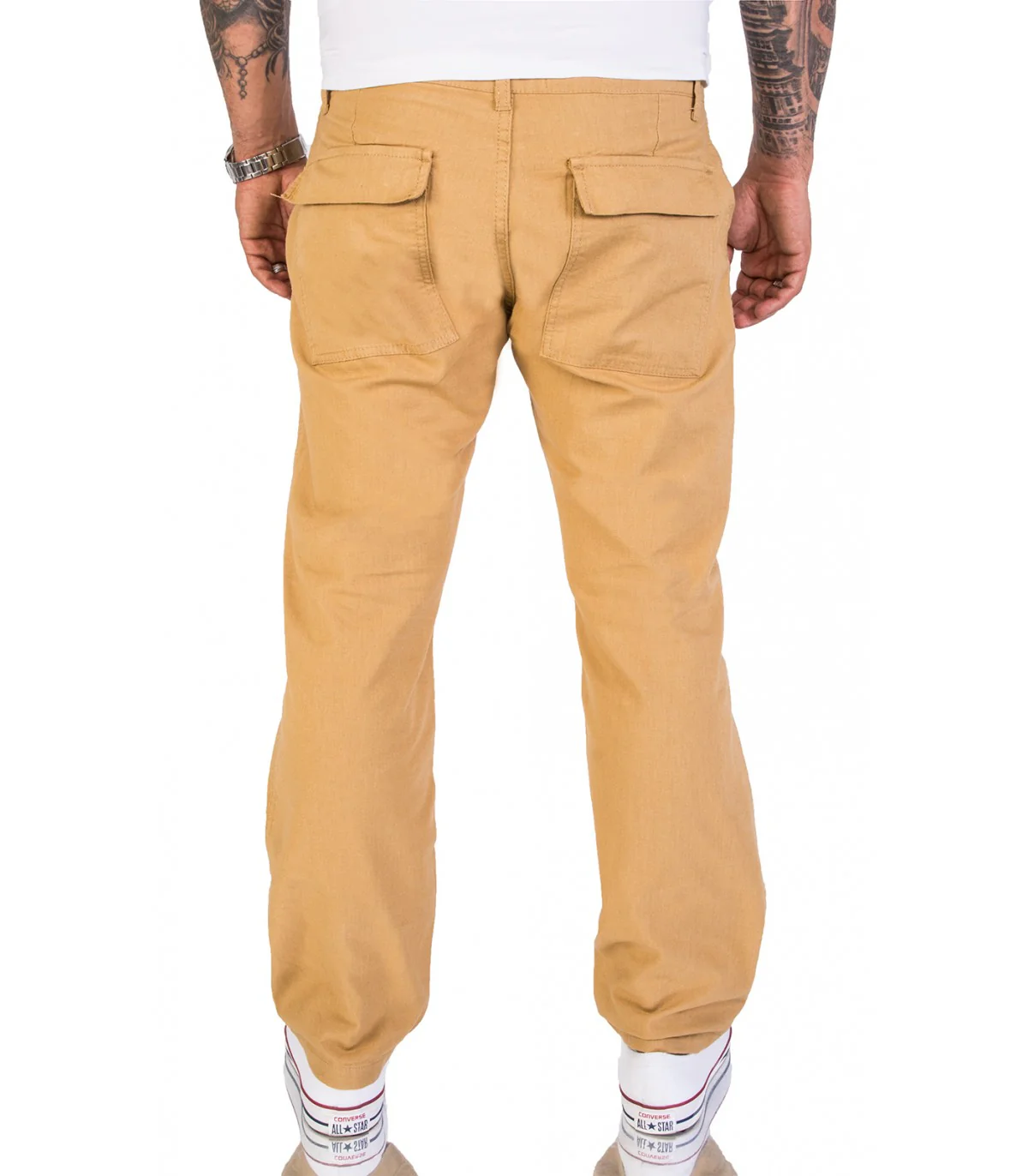 Rock Creek Herren Leinen-Optik Hose Stoffhose RC-2152 - Image 4