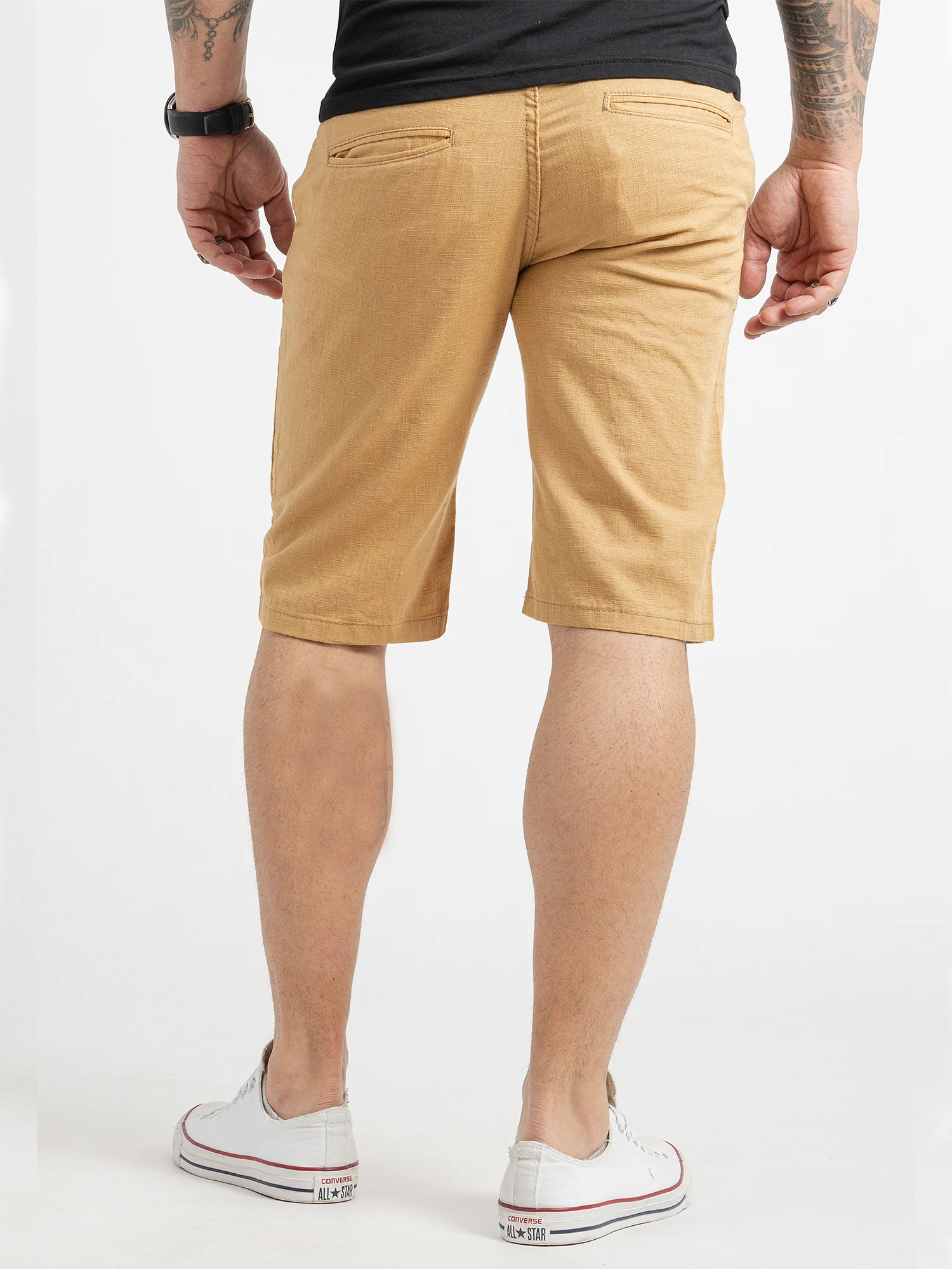 Rock Creek Herren Leinen Shorts RC-2370 - Image 3