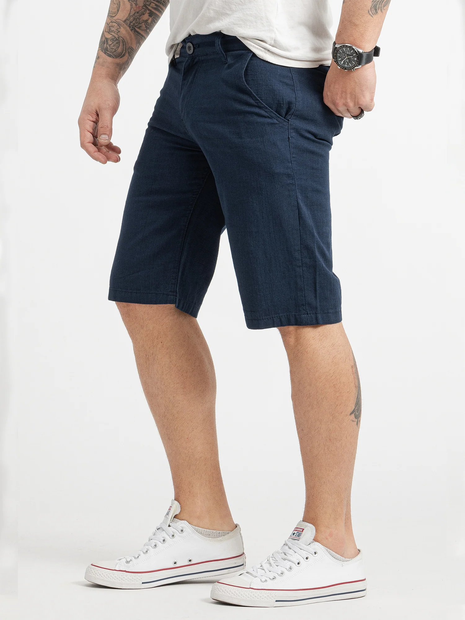 Rock Creek Herren Leinen Shorts RC-2370 - Image 32
