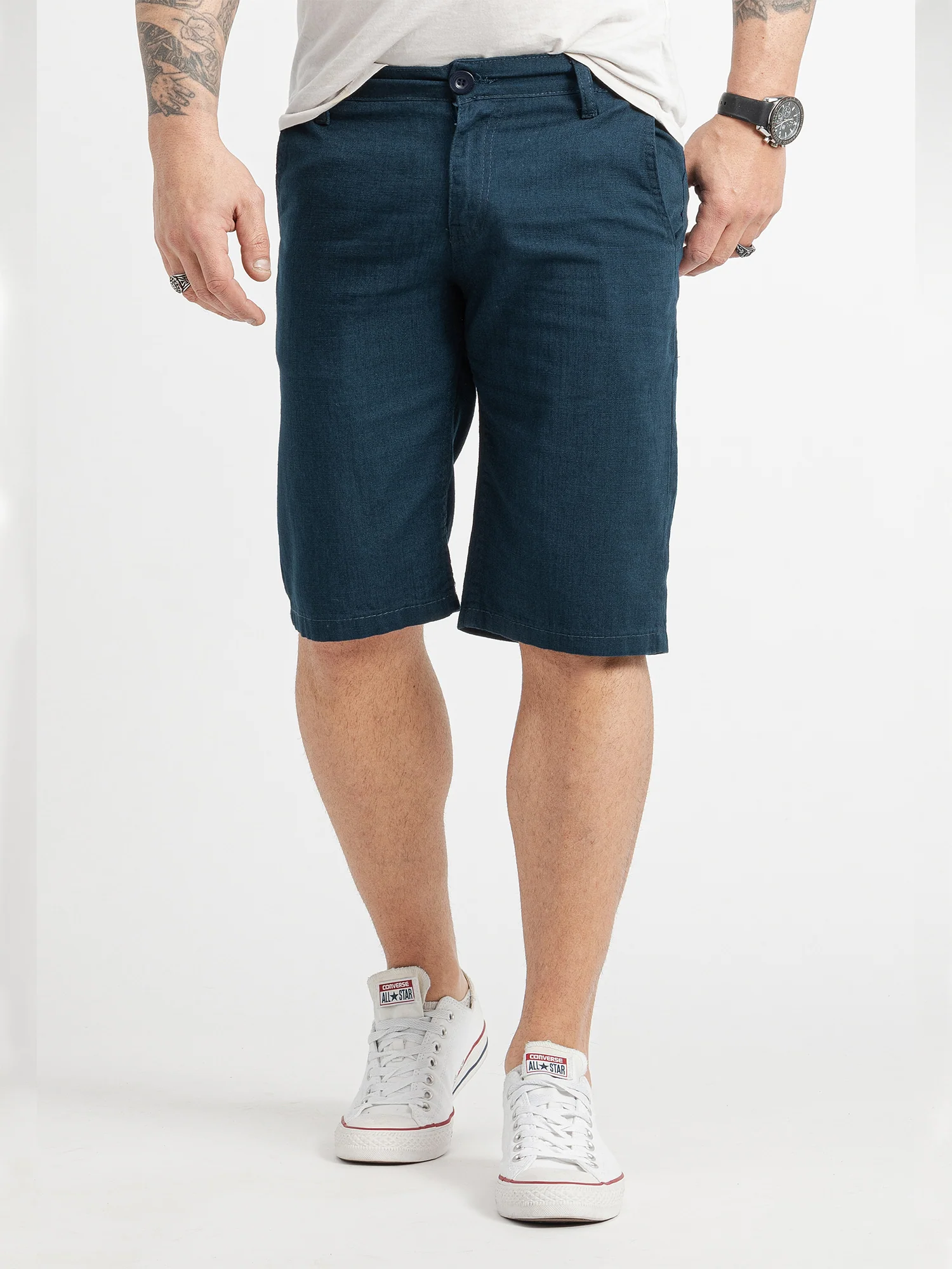 Rock Creek Herren Leinen Shorts RC-2370 - Image 7