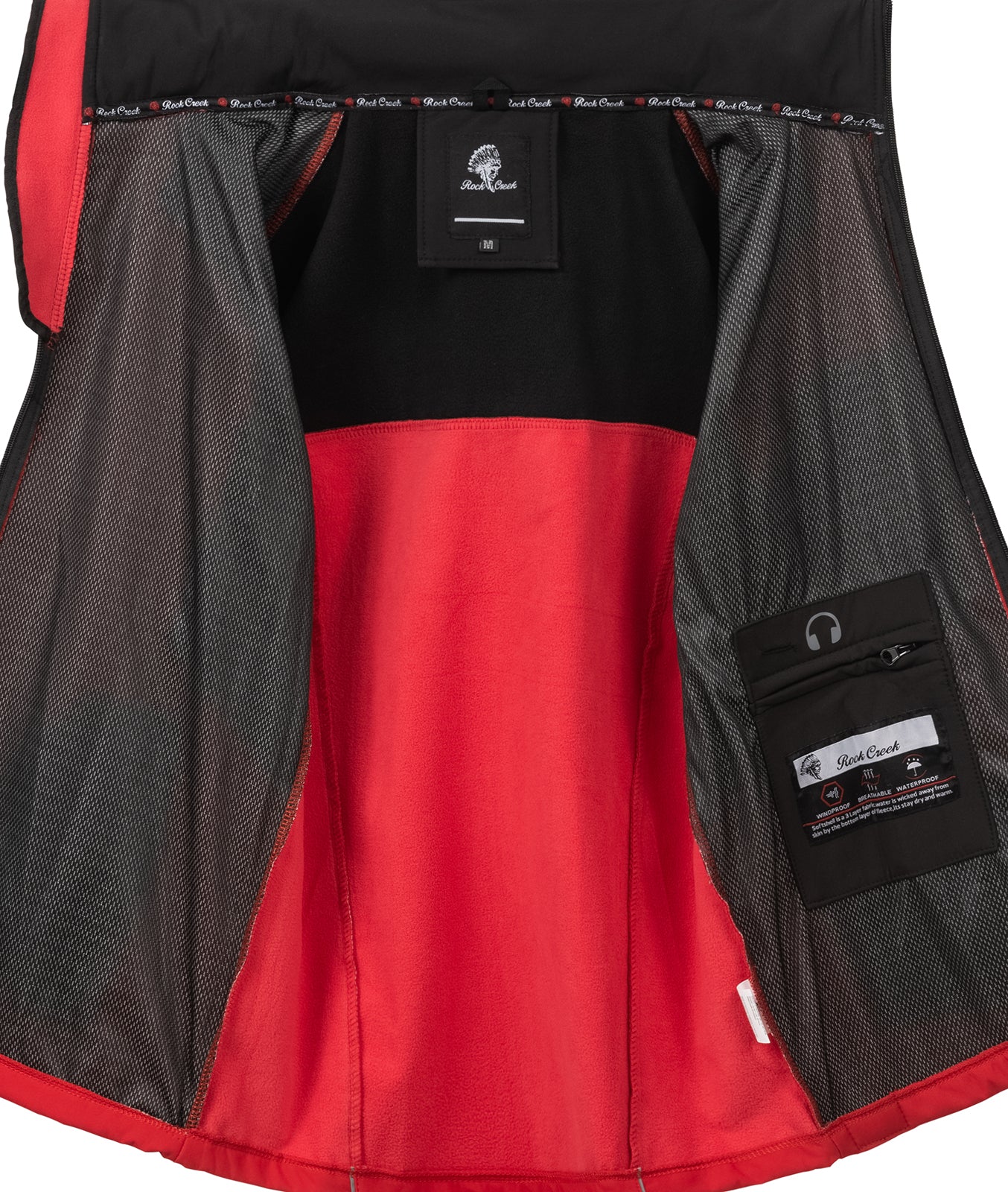 Rock Creek Herren Softshell Jacke Windbreaker H-285 - Image 8