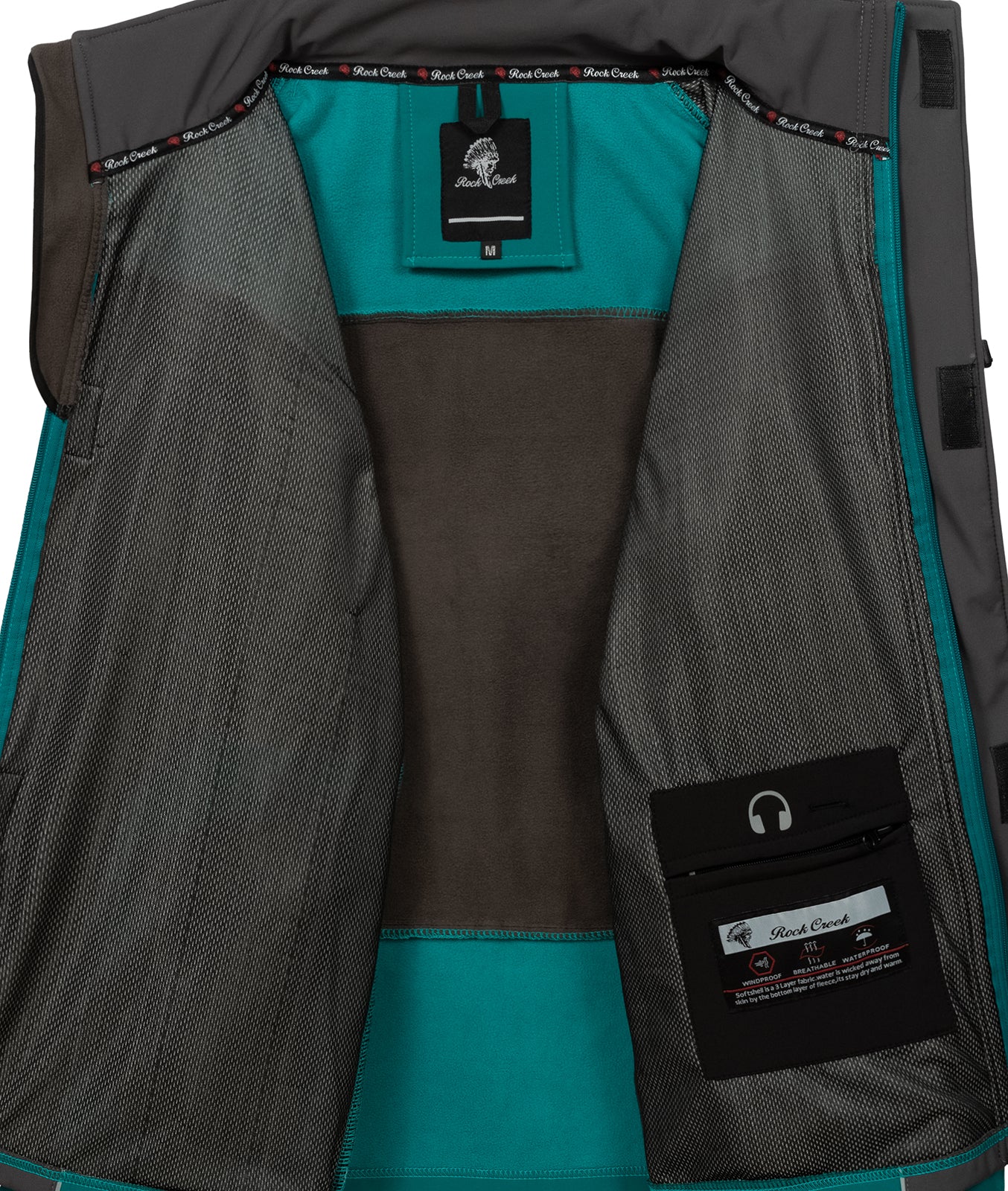 Rock Creek Herren Softshell Jacke Windbreaker H-312 - Image 9