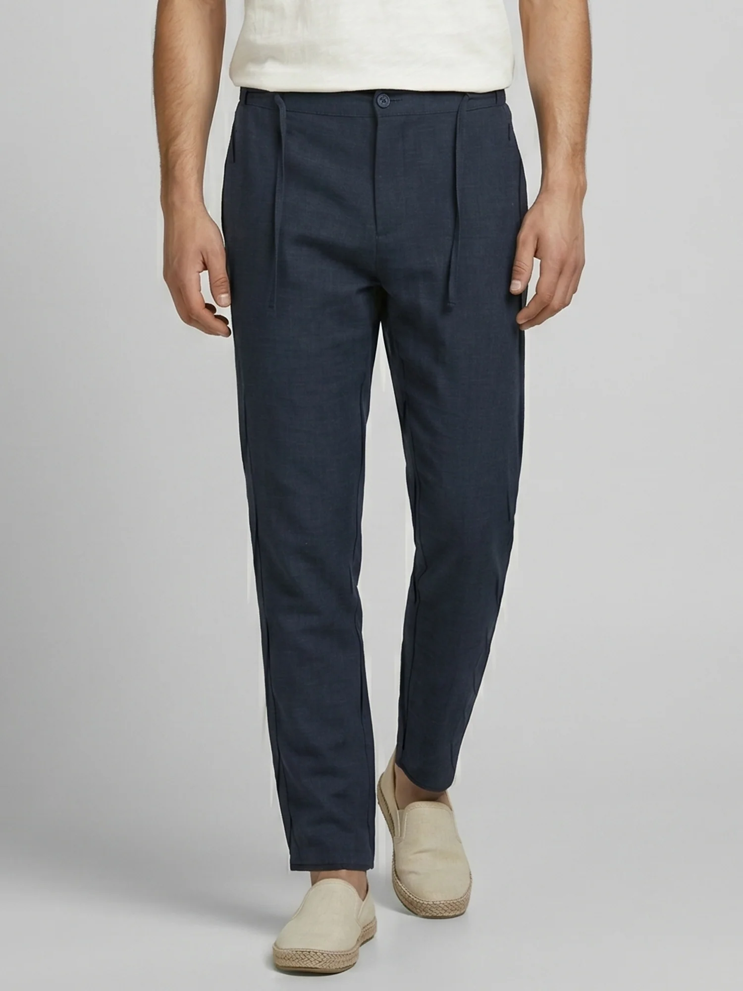 Rock Creek Herren Stoffhose Leinen-Optik RC-2446 - Image 2