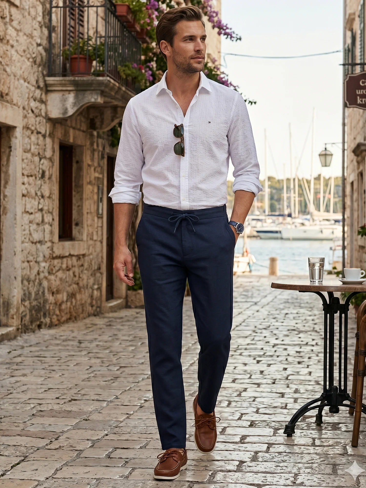 Rock Creek Herren Stoffhose Leinen-Optik RC-2446 - Image 29