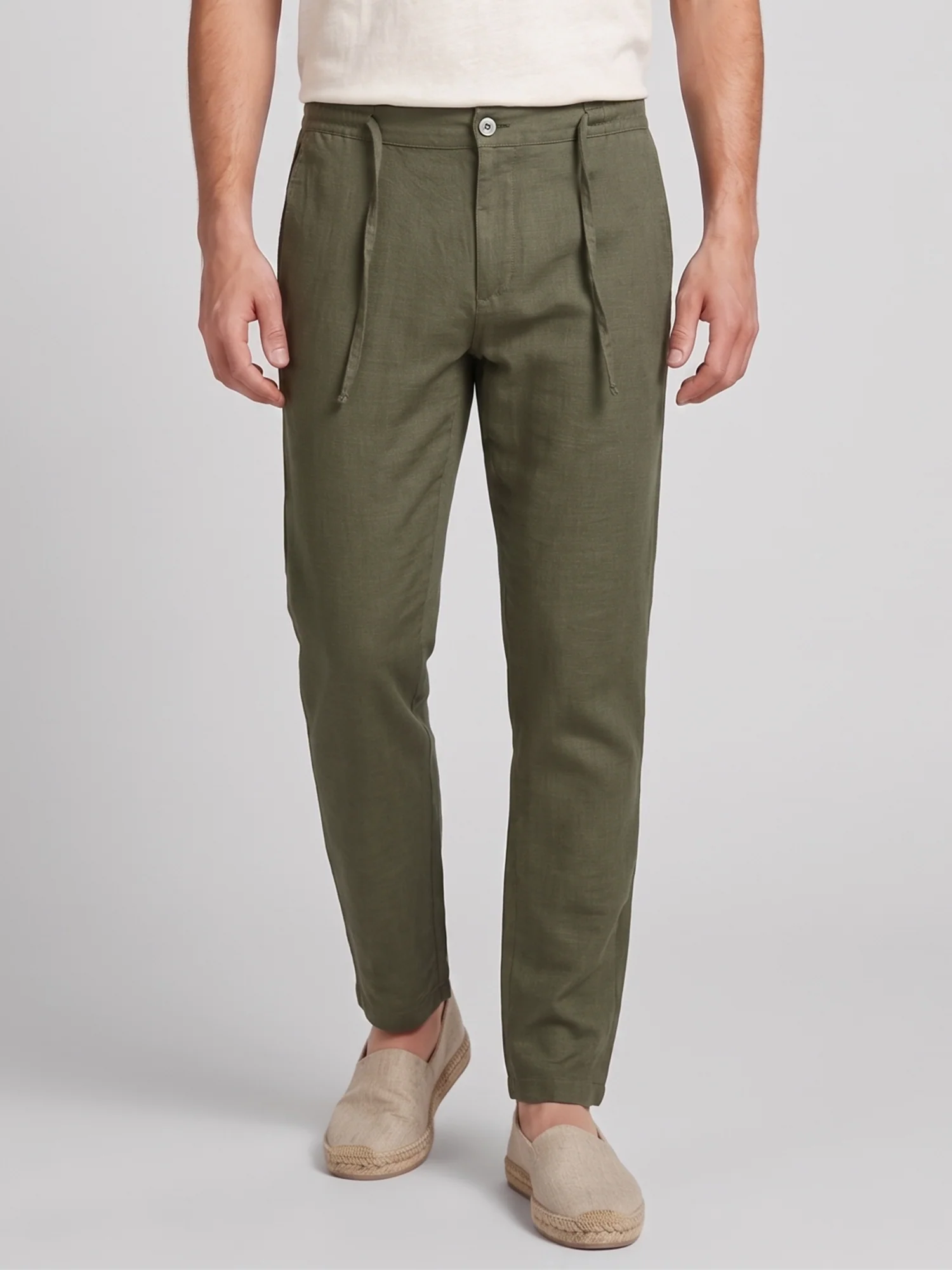 Rock Creek Herren Stoffhose Leinen-Optik RC-2446 - Image 3