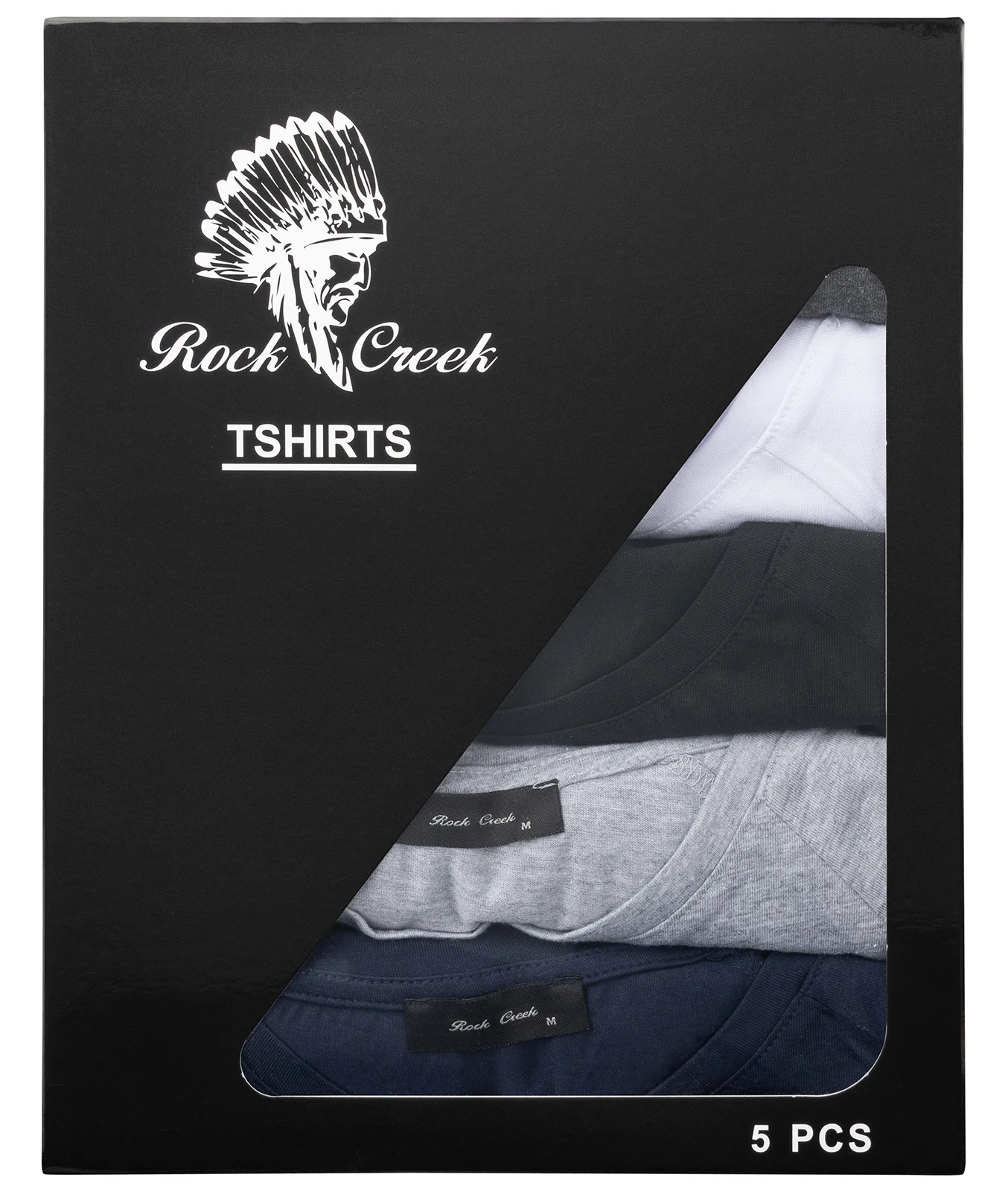 Rock Creek Herren T-Shirt 5er-Set Rundhalsausschnitt H-274 - Image 13