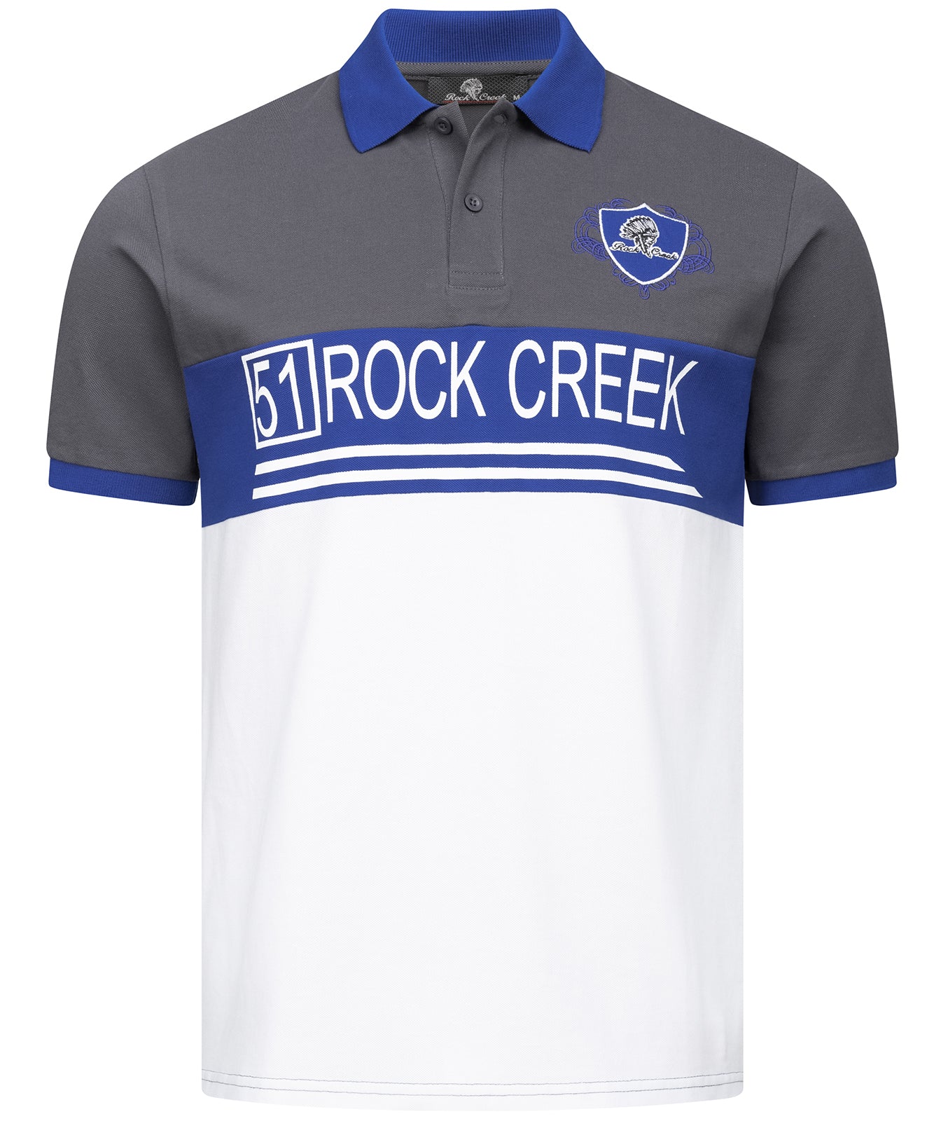 Rock Creek Herren T-Shirt mit Polokragen H-306