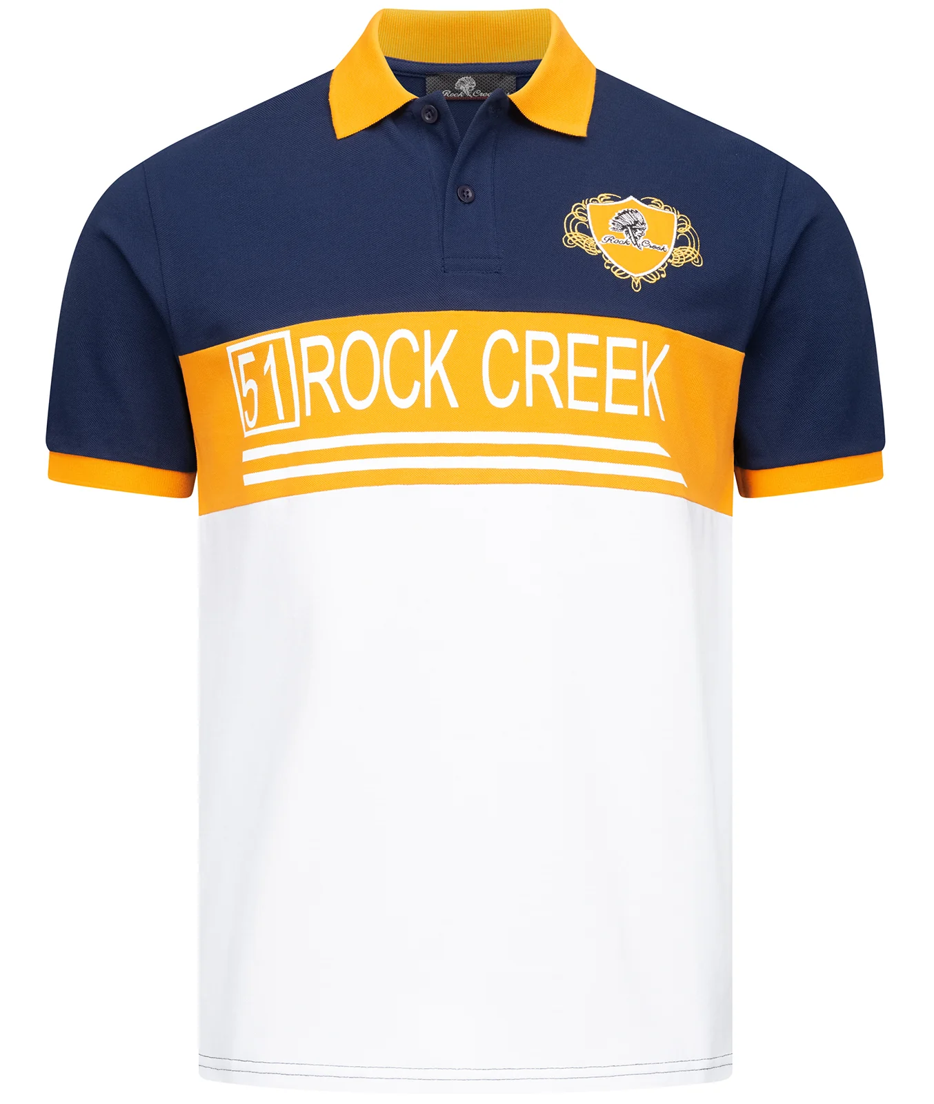 Rock Creek Herren T-Shirt mit Polokragen H-306 - Image 5