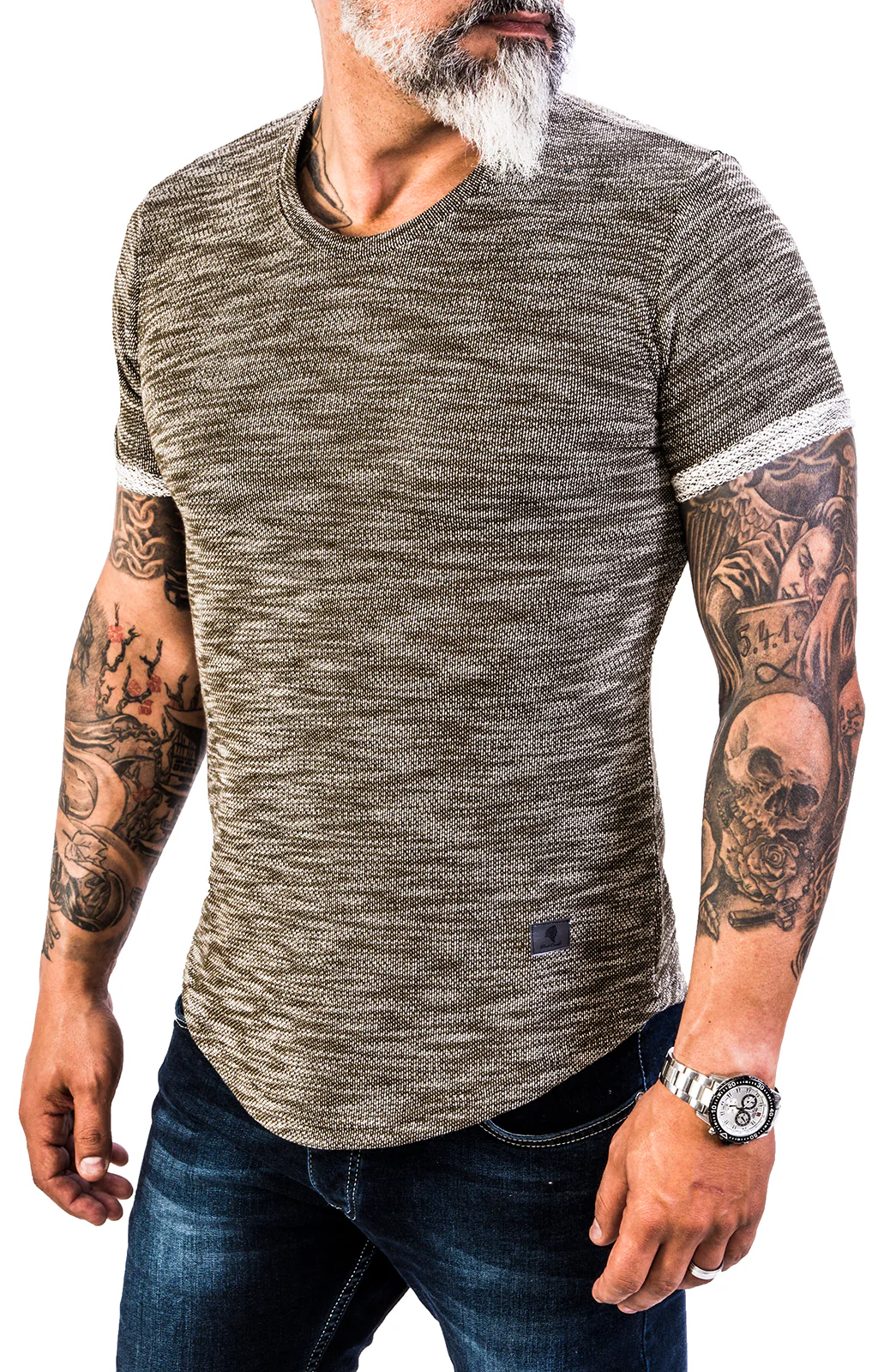Rock Creek Herren T-Shirt Oversize Rundhals H-151 - Image 8