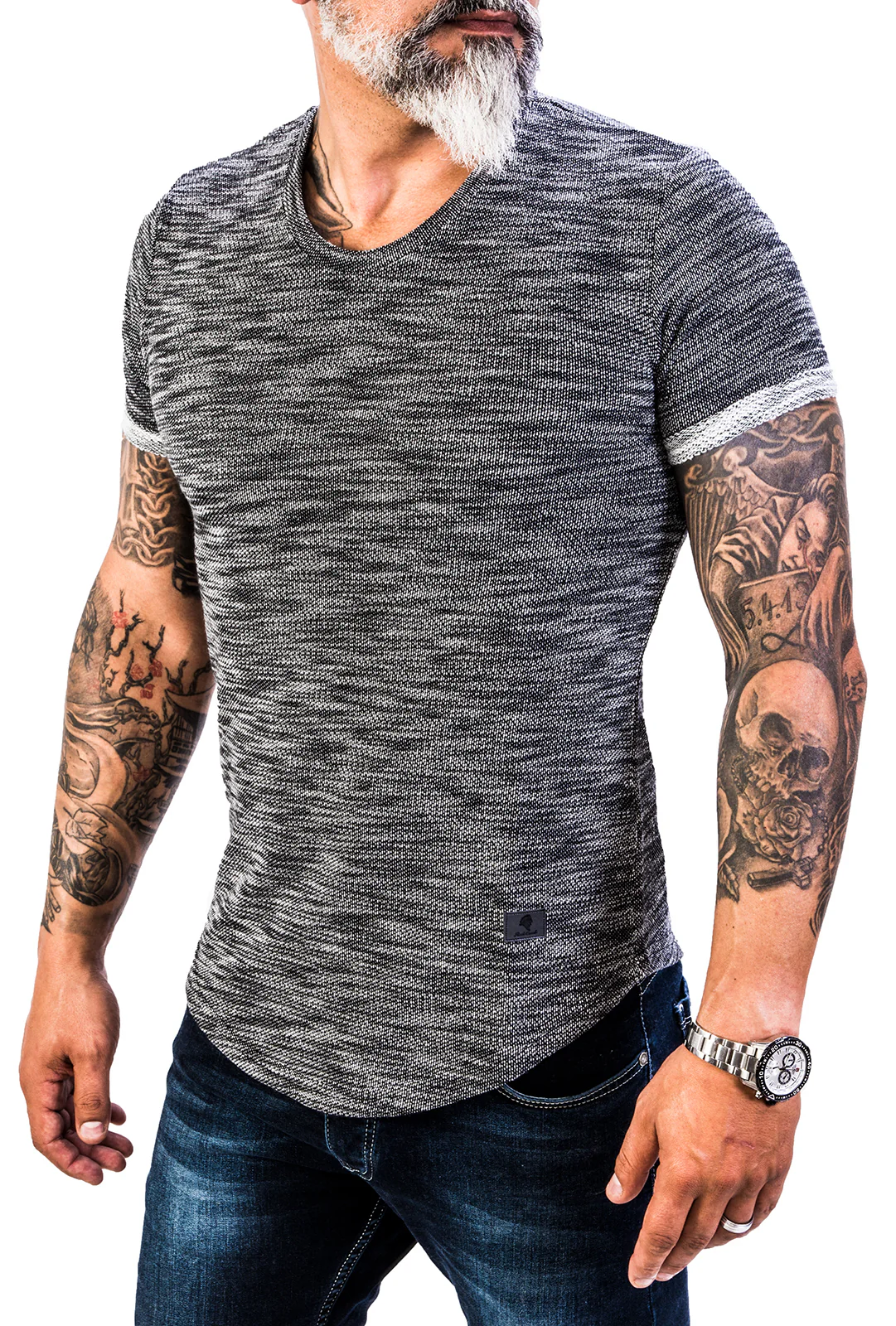 Rock Creek Herren T-Shirt Oversize Rundhals H-151 - Image 9